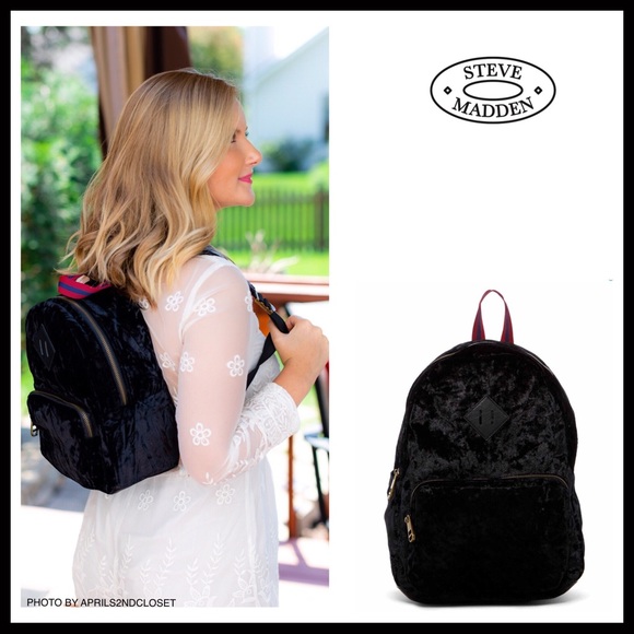 MADDEN GIRL BY STEVE MADDEN VEGAN SUEDE BACKPACK - Picture 8 of 8